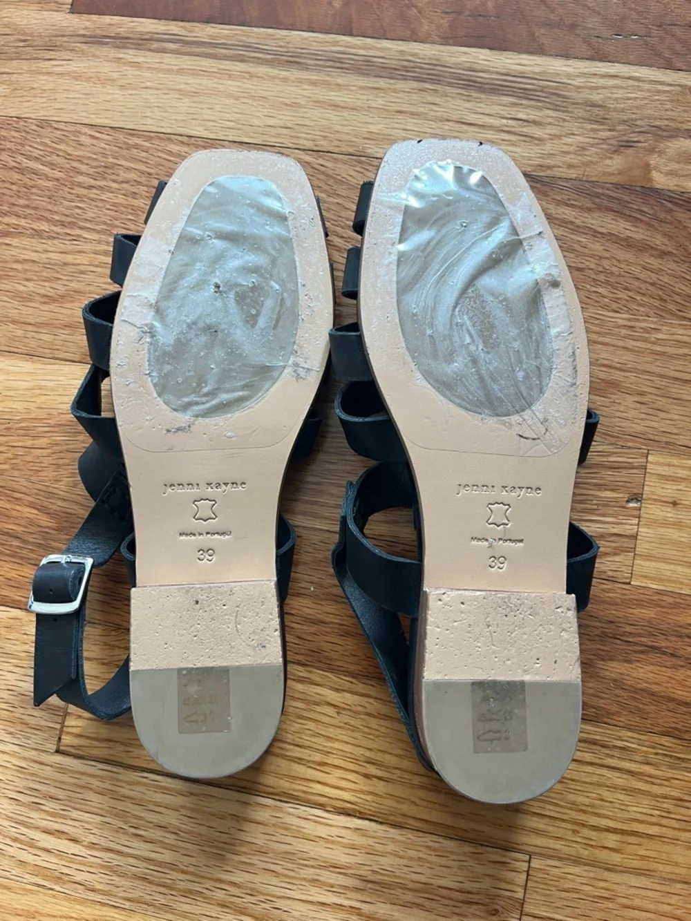 JENNI KAYNE LAKE SANDAL 39 Strappy Leather Fisherman Sandals